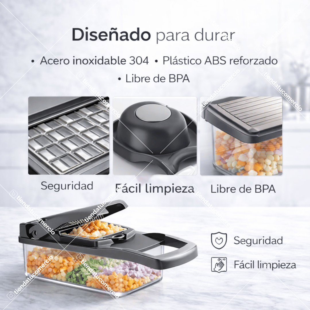 CHEFSLICE PRO™ - Sistema Profesional de Corte Multifunción