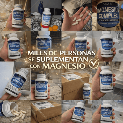 Magnesio Complex 8 Tipos | Energía, Descanso Profundo y Salud Muscular