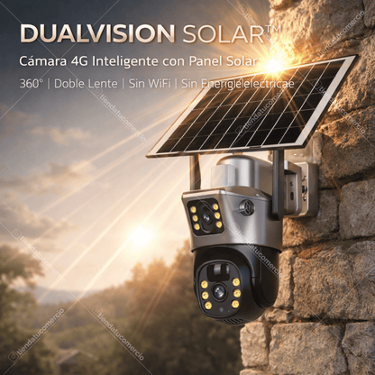 DUALVISION SOLAR™ — Cámara solar 4G Inteligente