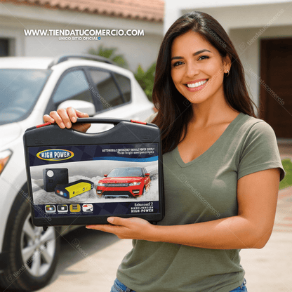 Kit Iniciador de Batería Multifuncional: 4 en 1