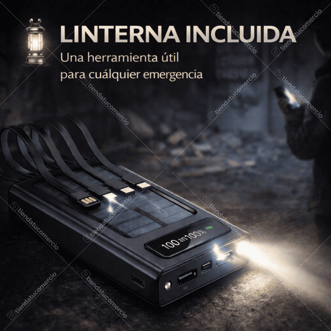 POWERHUB X4™ — Batería Portátil de Carga Rápida Universal