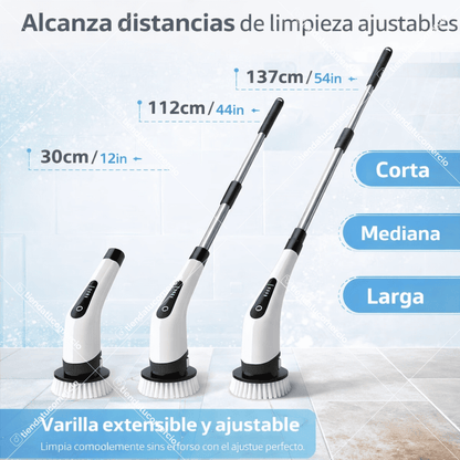 Cepillo limpiador extensible 9 en 1 Inalambrico