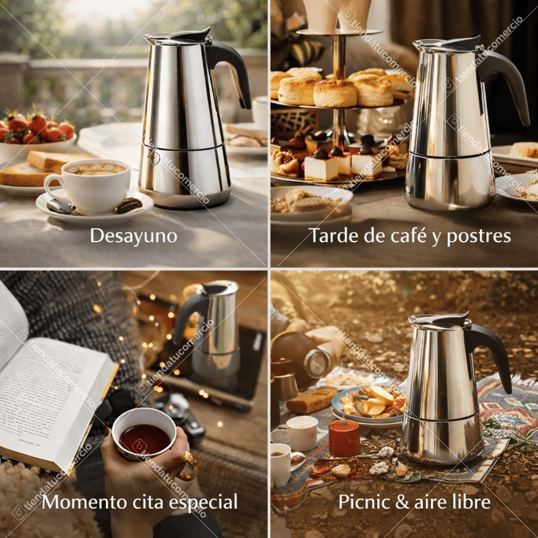 Milano Espresso 450™ – Cafetera Italiana Profesional en Acero Inoxidable