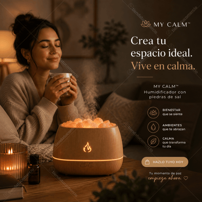 MY CALM ™ - Humidificador con piedras de sal