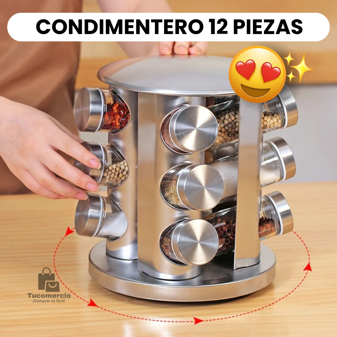 Organizador de Condimentos 12 Piezas