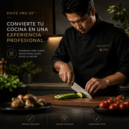 KNIFE PRO 6X ™ - Juego de cuchillos profesional