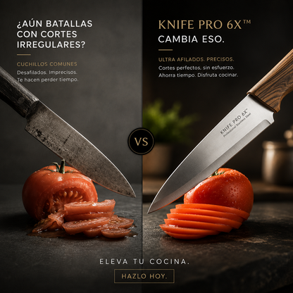 KNIFE PRO 6X ™ - Juego de cuchillos profesional