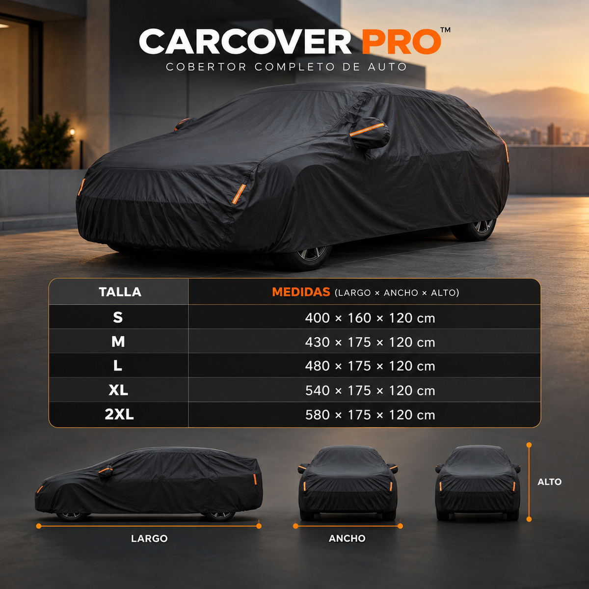 CarCover Pro™ — Cobertor Completo de Auto