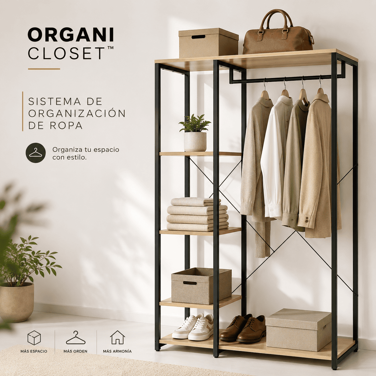ORGANI CLOSET™ - SISTEMA DE ORGANIZACION DE ROPA