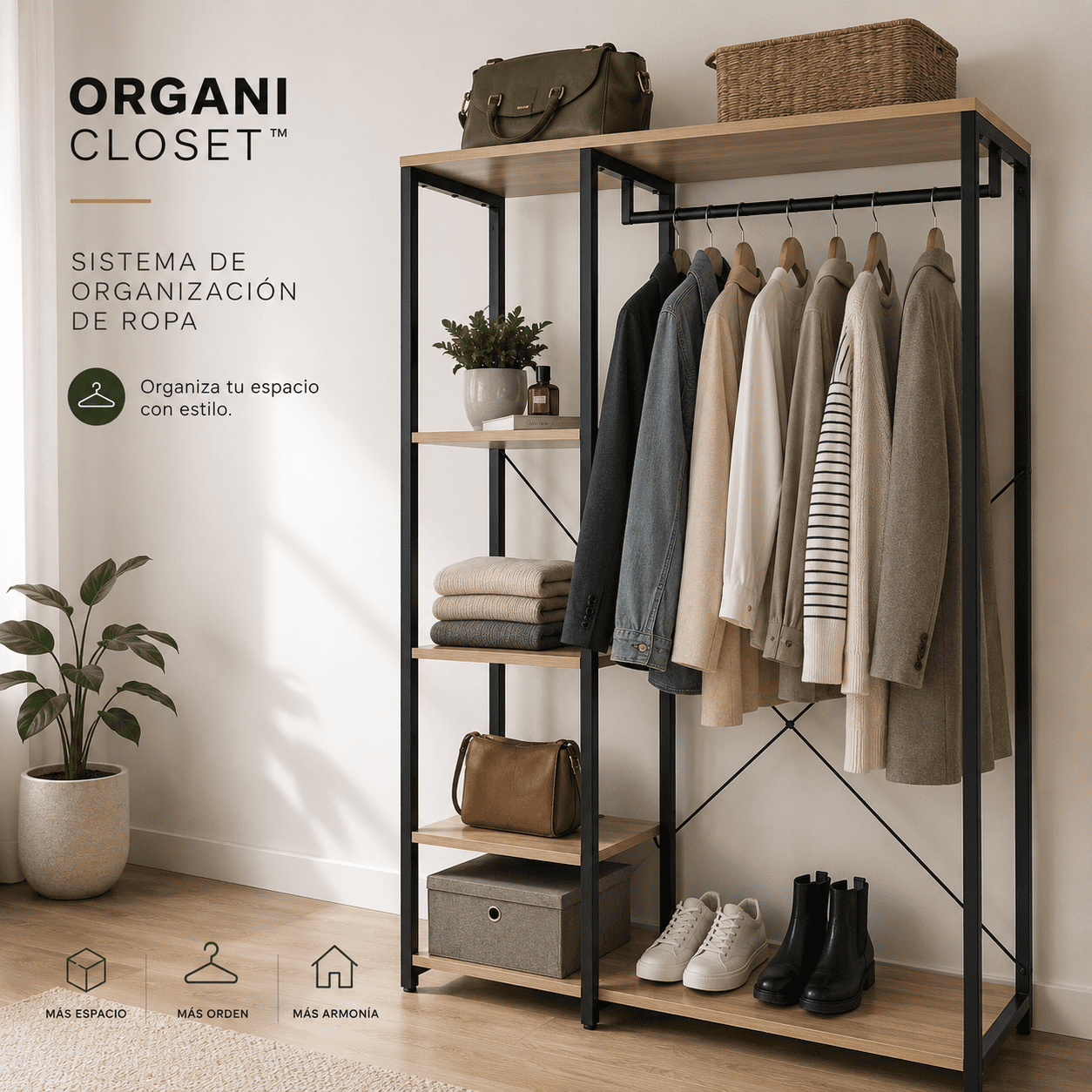 ORGANI CLOSET™ - SISTEMA DE ORGANIZACION DE ROPA