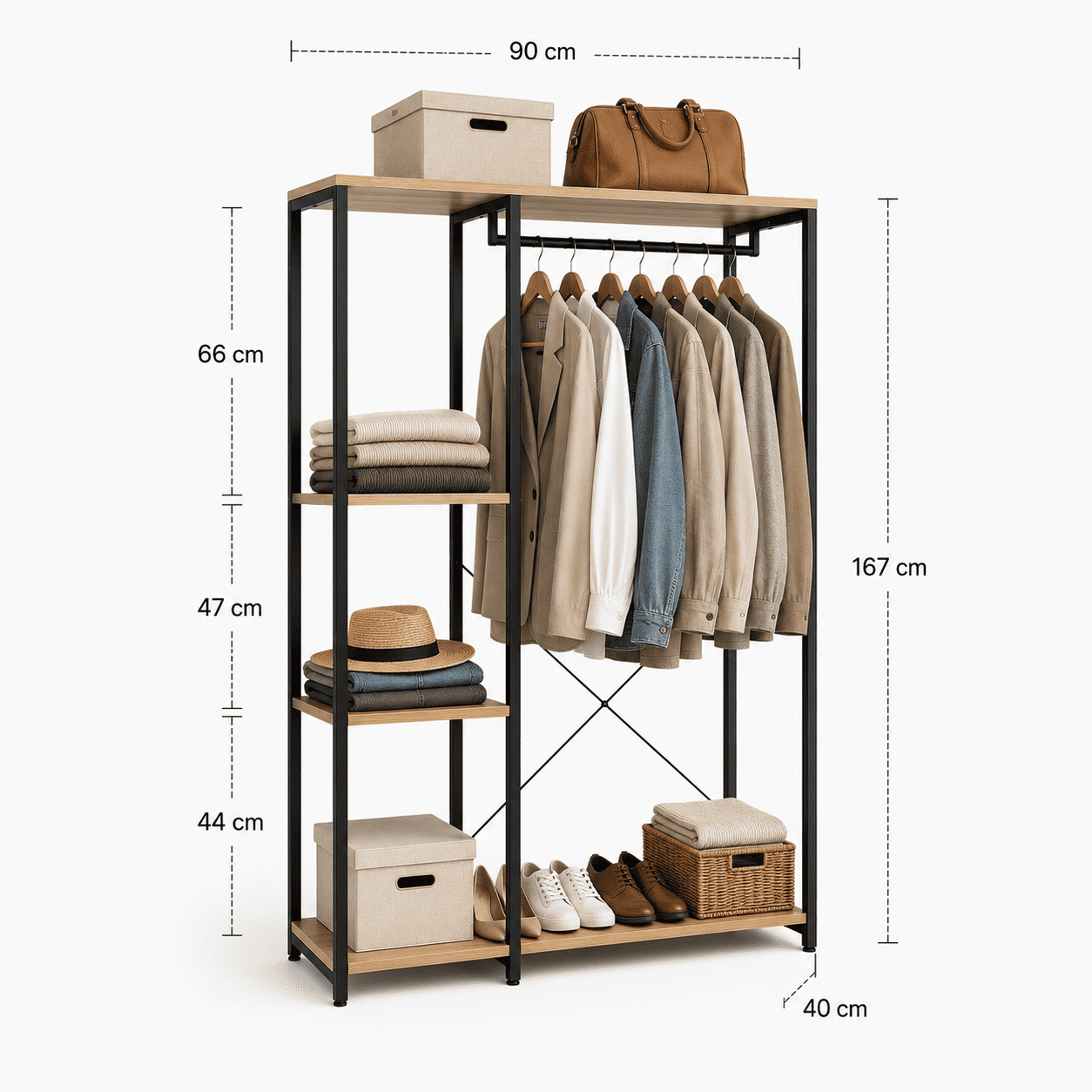ORGANI CLOSET™ - SISTEMA DE ORGANIZACION DE ROPA