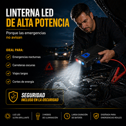VOLTIX PRO 4X™  – Kit de Emergencia Automotriz 4 en 1