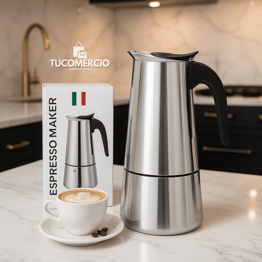 Cafetera Italiana 12 Tazas 600ML 6 vasos (12 Tazas Tinteras)