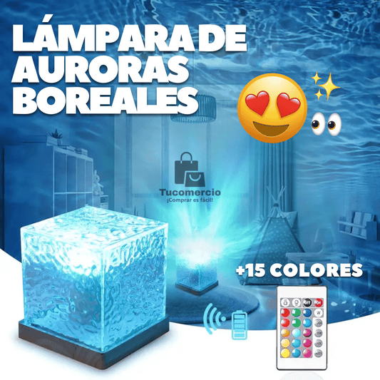 Lámpara de auroras Boreales 16 colores con control