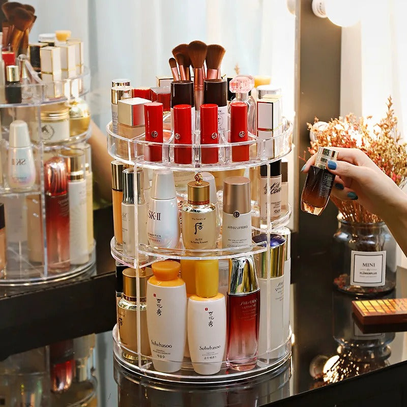 Organizador 360 en Acrílico para Cosméticos